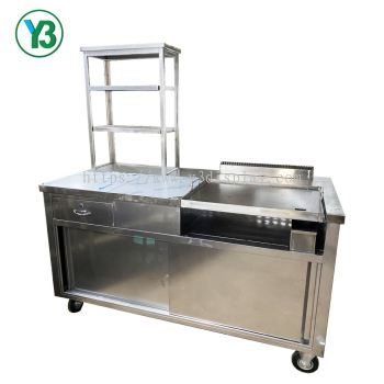 71052-60'' BURGER STALL WITH HOT PLATE 29''X 32''H