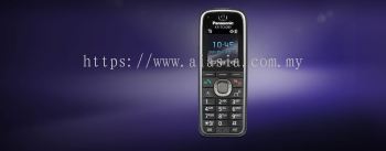 KX-TCA285.Slim and light DECT handset for highly active environments