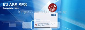 38xx SIO-Enabled MIFARE DESFire EV1 + Prox Card