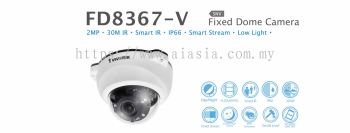 FD8367-V. Vivotek Fixed Dome Camera