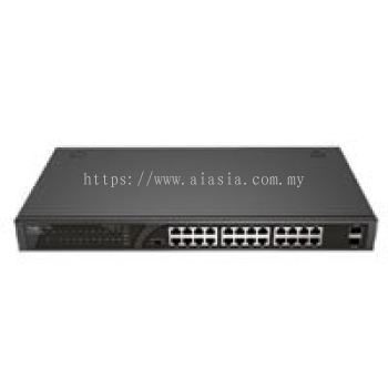 ES126G-LP-L. Ruijie Unmanaged Switch, 24 x10/100/1000BASE-T ports. #AIASIA Connect