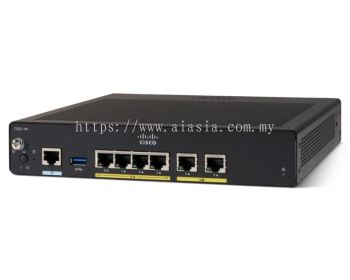 C927-4P. Cisco 927 VDSL2/ADSL2+ over POTs and 1GE/SFP Sec Router. AIASIA Connect
