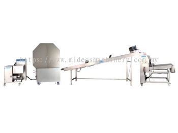 Auto Spring Roll, Samosa Pastry Sheet Making Machine (Double Baking Drum Type)(HM-660)