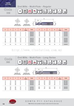 End Mills - Multi Flute - Regular & End Mills - Multi Flute - Long Series