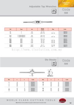 Adjustable Tap Wrenches & Die Stocks
