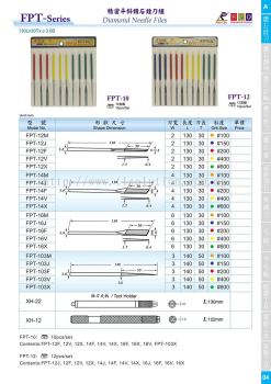 FPT Series (Diamond Needle Files)