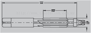 Adjustable Hand Reamers - 6 Blades (GARVIN Brand - Carbon Steel Blades)-BS3088