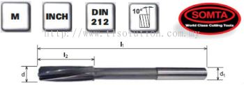 Parallel Shank Machine Chucking Reamers (HSS COBALT)