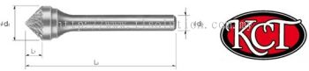 Rotary Burrs - 90掳 Cone Shape(Form K)