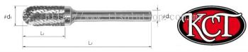 Rotary Burrs - Cylinder Shape with Radius End (Form C)