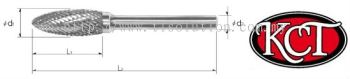 Rotary Burrs - Flame Shape(Form H)