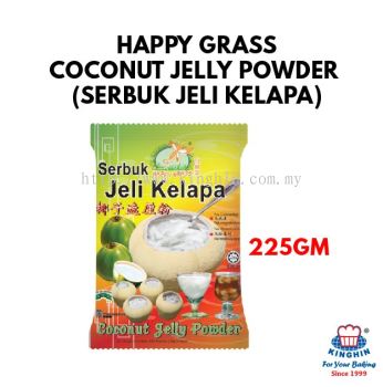 HAPPY GRASS COCONUT JELLY POWDER  (SERBUK JELI KELAPA) - 225GM