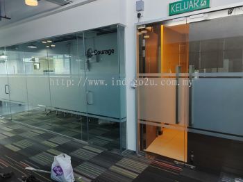 Privacy Frosted Film With Design