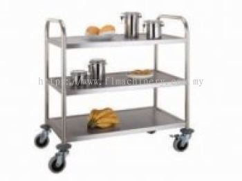 D71 3 TIER CLEANING TROLLEY