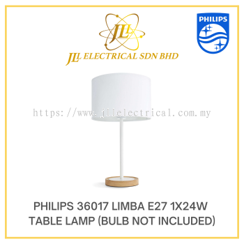 PHILIPS 36017 LIMBA WHITE TABLE LAMP