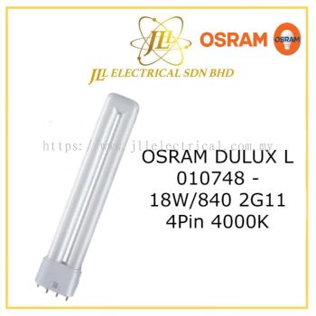 OSRAM DULUX L 010748 - 18W/840 2G11 4Pin 4000K NeutralWhite Compact PL-L Fluorescent Light Bulb Tube