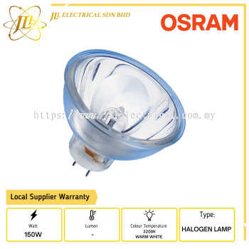 OSRAM 64634 HLX 15V 150W GZ6.35 3200K WARM WHITE HALOGEN LAMP