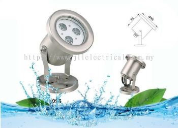 JL RF-SD85-3W HIGH QUALITY STAINLESS STEEL LED FOUNTAIN UNDERWATER POOL LIGHT
