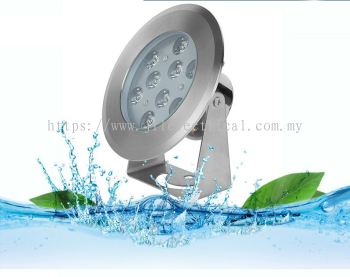 JL RF-SD180-15WS STAINLESS STEEL LED FOUNTAIN UNDERWATER POOL LIGHT 316 IP68 RGBW