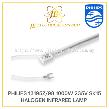 PHILIPS 13195Z/98 1000W 235V SK15 HALOGEN INFRARED LAMP 