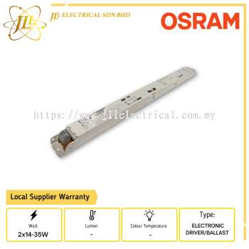 OSRAM QT5 2x14-35W T5 QUICKTRONIC ELECTRONIC BALLAST/DRIVER