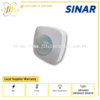 SINAR SSMS46-W 220-240V 360D IP20 INFRARED PRESENCE SENSOR