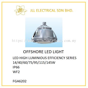 OFFSHORE LED LIGHT 60/80/100/120/150W. FGA6200  