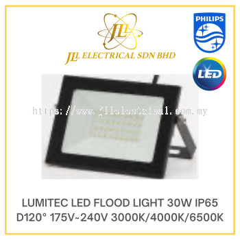 LUMITEC LED FLOOD LIGHT 30W IP65 D120�� 175V~240V 3000K/4000K/6500K