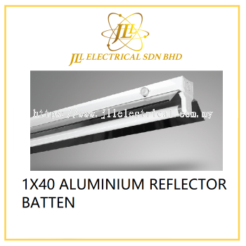 1X40 ALUMINIUM REFLECTOR BATTEN. USED FOR FISH TANNING ETC. SR 140 AR