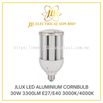 JLUX LED ALUMINIUM CORNBULB 30W 3300LM E27/E40 3000K/4000K