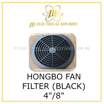 HONGBO FAN FILTER (BLACK) 4"/8" [PGF120120120, PGF172150172]