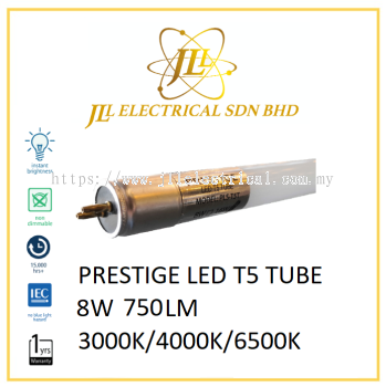 PRESTIGE LED T5 TUBE 8W 165-265V 750LM 2FT [3000K/4000K/6500K]