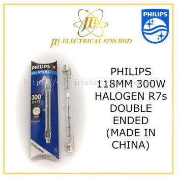 PHILIPS 118MM 300W HALOGEN R7s DOUBLE ENDED (MADE IN CHINA)