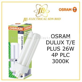 OSRAM DULUX TE/PLUS 26W 4PIN GX24q-3 PLC 3000K