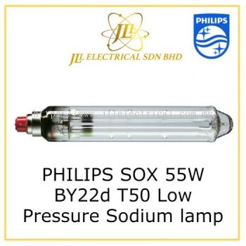 PHILIPS SOX 55W BY22d T50 Low Pressure Sodium lamp