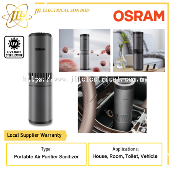 OSRAM AIRZING UV-COMPACT UVC PORTABLE AIR PURIFIER SANITIZER c/w TYPE-C USB CABLE (For indoor use/car)