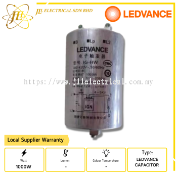 LEDVANCE IG-HW 1000W 380-240V 50/60Hz 1000-2000W MAX12A CAPACITOR