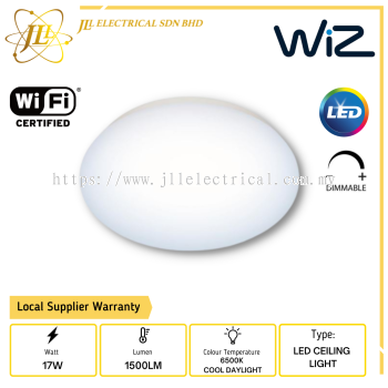 PHILIPS WIZ ADRIA 17W 1500LM IP20 6500K WHITE DIMMABLE CEILING LIGHTS
