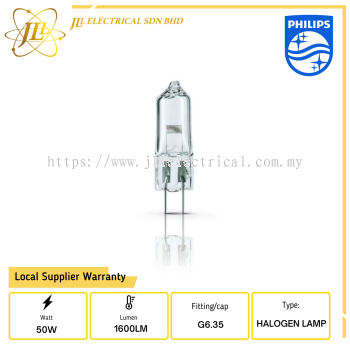 PHILIPS 7027 12V 50W 1600LM G6.35 HALOGEN LAMP