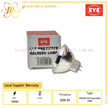 EYE JCR 100W 12V 10H Z6.35 PROJECTOR HALOGEN LAMP