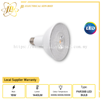 JLUX PAR38B 18W 85-265V 1440LM 3000K/4000K/6500K LED BULB 