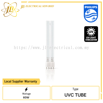 PHILIPS TUV PLL 60W 4PIN HO 2G11 420MM UVC GERMICIDAL DISINFECTION LAMP