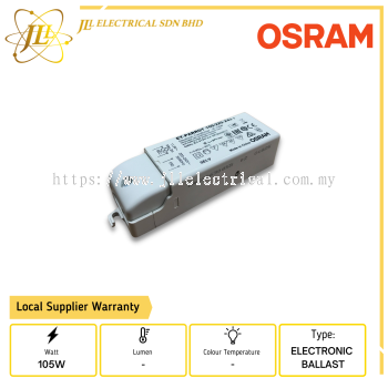 OSRAM ET-PARROT 105W 220-240V DIMMABLE LEADING AND TRAILING ELECTRONIC BALLAST