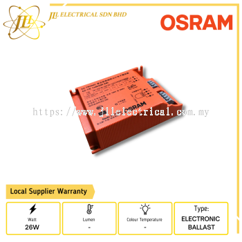 OSRAM EZ-T/E 1X26W 220-240V PLC/PLT ELECTRONIC BALLAST