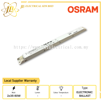 OSRAM QTI 2x35/49/80W GII 220-240V ELECTRONIC BALLAST 