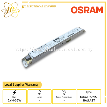 OSRAM QT FIT5 2x14-35W 220-240V ELECTRONIC BALLAST 