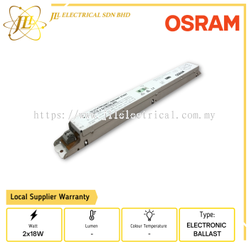 OSRAM QTIS E 2x18W 220-240V T8 ELECTRONIC BALLAST
