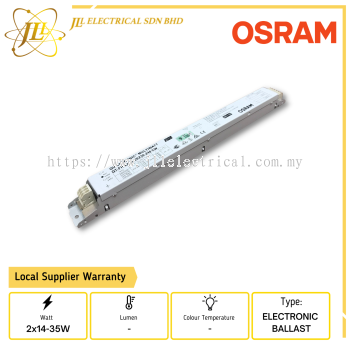 OSRAM QT FH 2x14-35W NON DIMMABLE T5 ELECTRONIC BALLAST