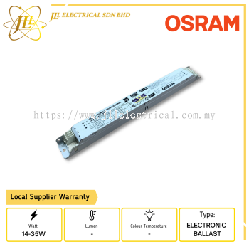OSRAM QTP5 1X14-35W 220-240V NON DIMMABLE ELECTRONIC BALLAST