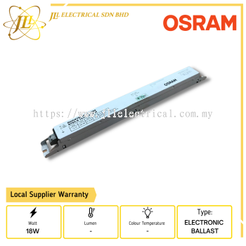 OSRAM QTEC S 1x18W 220-240V ELECTRONIC BALLAST 